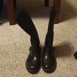 2/$30 EUC quilted rain boots!